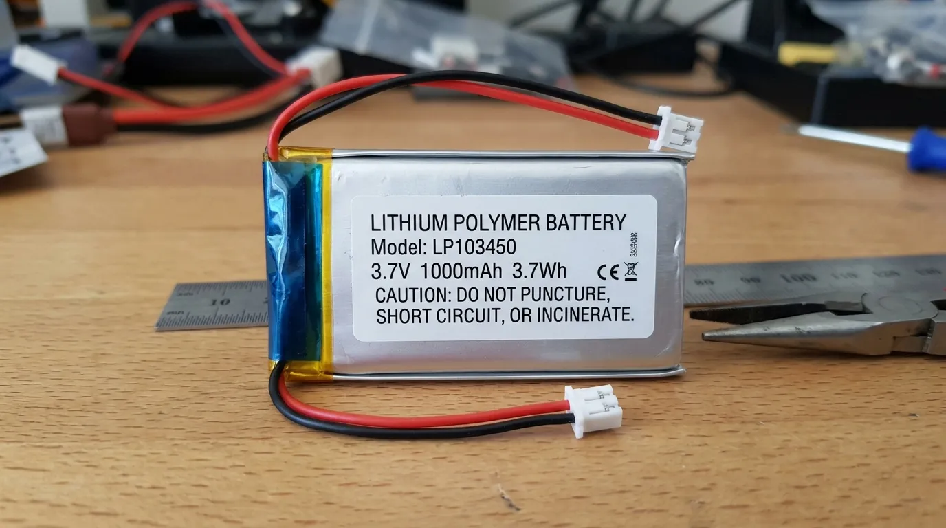 3.7V 리튬 폴리머 배터리