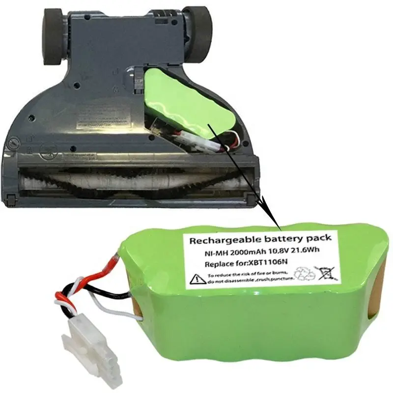 샤크 무선 스틱 진공 청소기 교체용 10.8V 2000mAh NiMH 충전식 배터리 팩