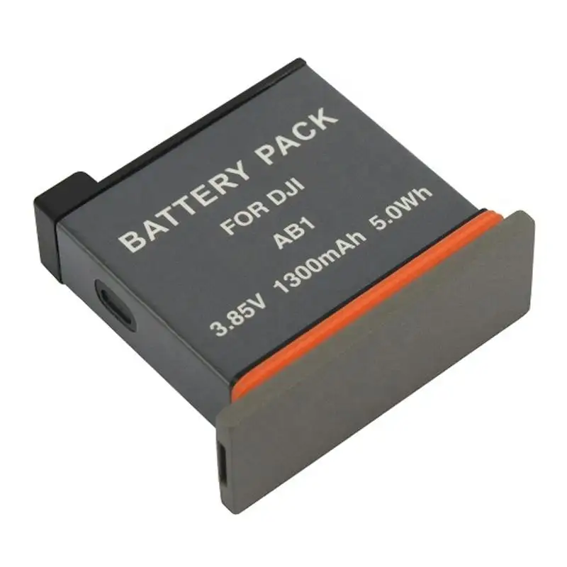 DJI 오스모 액션 카메라용 OEM AB1 3.85V 1300mAh 5Wh 리튬 이온 교체 배터리.