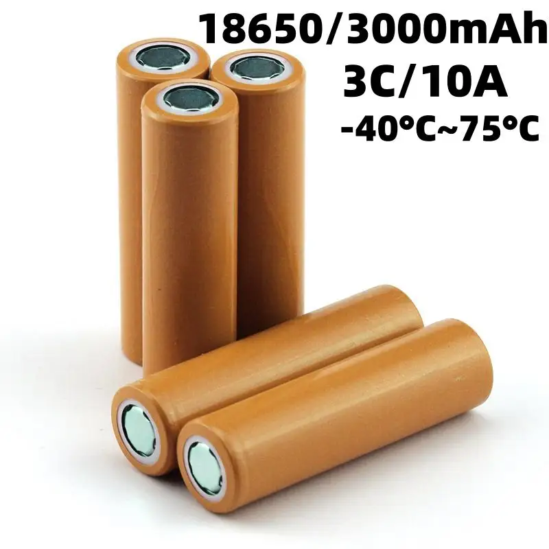 18650 저온 리튬이온 배터리 용량 3000mAh, 방전 용량 10A