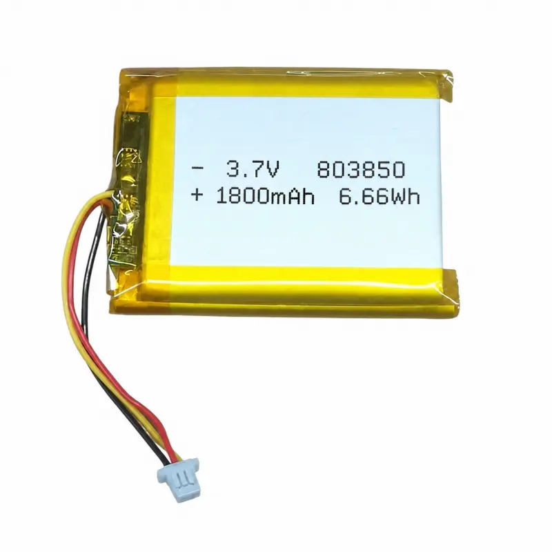Custom lithium polymer battery for portable breast pumps with flexible capacity and connector options